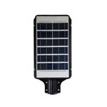 Casa si Gradina - Corpuri si surse de iluminat - Iluminat exterior - Lampi solare - Lampa solara stradala, putere 1000W, cu telecomanda, IP66, senzor de lumina si miscare, gri-negru - Infinity.ro