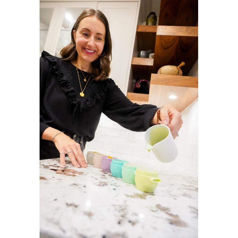 Jucarii, Copii si Bebe - Hrana si alaptare - Biberoane, suzete si accesorii hranire - Articole hranire bebelusi - Set 10 recipiente snap&go, melii, 6*59 ml + 4*118 ml - Infinity.ro