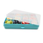Jucarii, Copii si Bebe - Hrana si alaptare - Biberoane, suzete si accesorii hranire - Articole hranire bebelusi - Cutie snack, melii, blue - Infinity.ro