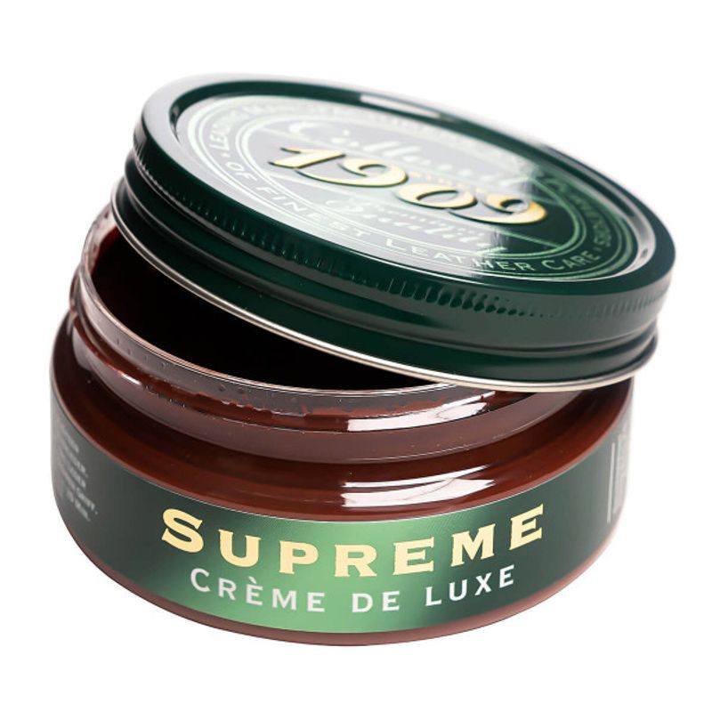 Market - Spalare si intretinere rufe - Produse intretinere Incaltaminte - Creme si Spray-uri intretinere - Crema de pantofi Collonil 1909 Supreme Creme de Luxe, 100 ml, maro-mediu - Infinity.ro