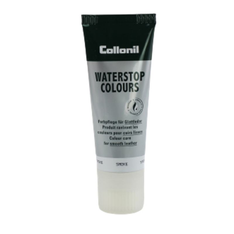 Market - Spalare si intretinere rufe - Produse intretinere Incaltaminte - Creme si Spray-uri intretinere - Crema de pantofi cu ulei de migdale Collonil Waterstop Colours, 75 ml, smoke - Infinity.ro