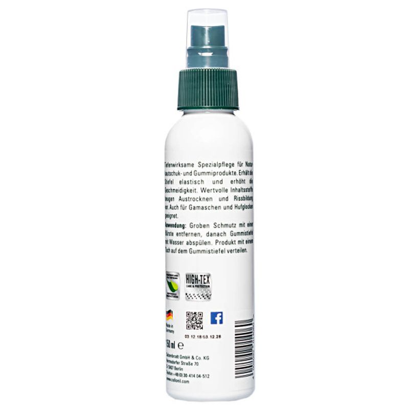 Market - Spalare si intretinere rufe - Produse intretinere Incaltaminte - Creme si Spray-uri intretinere - Solutie ingrijire cizme din cauciuc Collonil Gummistiefel Pflege, 150 ml - Infinity.ro