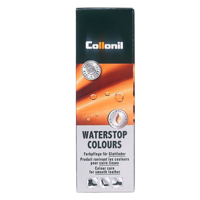 Market - Spalare si intretinere rufe - Produse intretinere Incaltaminte - Creme si Spray-uri intretinere - Crema de pantofi cu ulei de migdale Collonil Waterstop Colours, 75 ml, olive - Infinity.ro