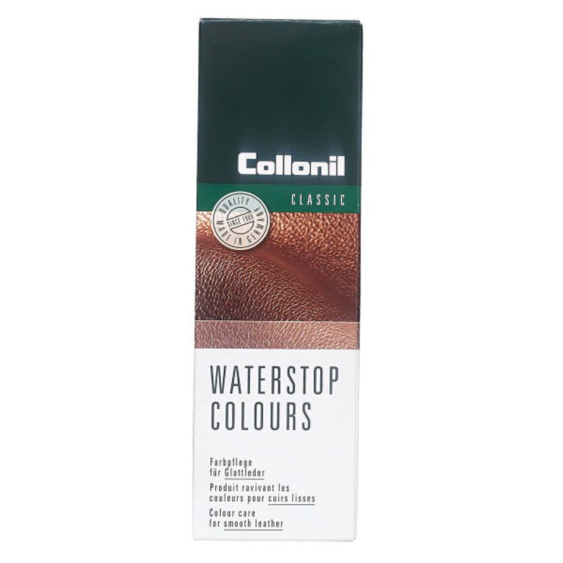 Market - Spalare si intretinere rufe - Produse intretinere Incaltaminte - Creme si Spray-uri intretinere - Crema de pantofi cu ulei de migdale Collonil Waterstop Colours, 75 ml, kiesel - Infinity.ro