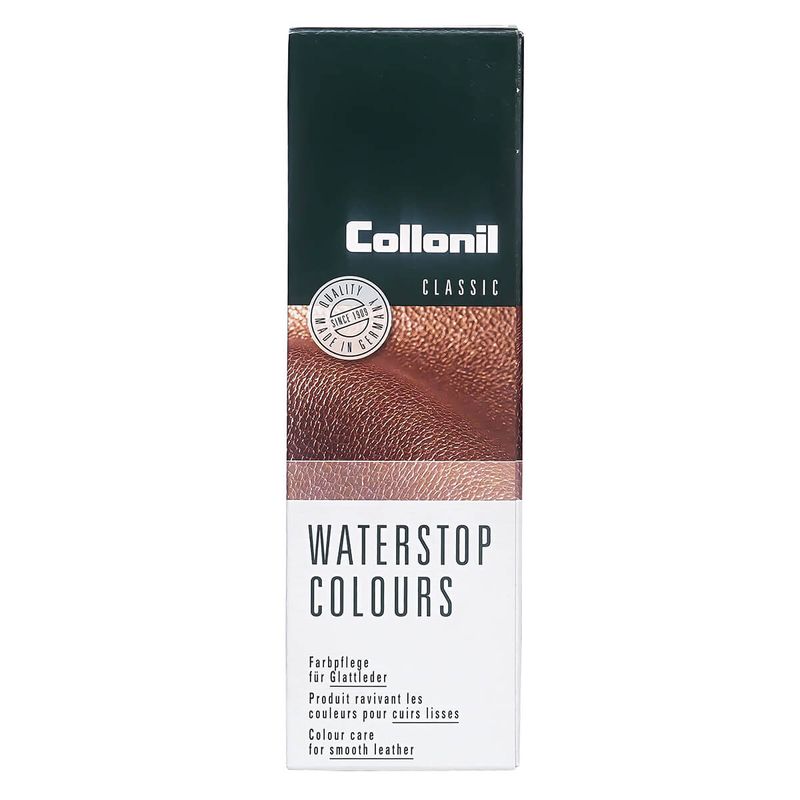 Market - Spalare si intretinere rufe - Produse intretinere Incaltaminte - Creme si Spray-uri intretinere - Crema de pantofi cu ulei de migdale Collonil Waterstop Colours, 75 ml, pepper - Infinity.ro
