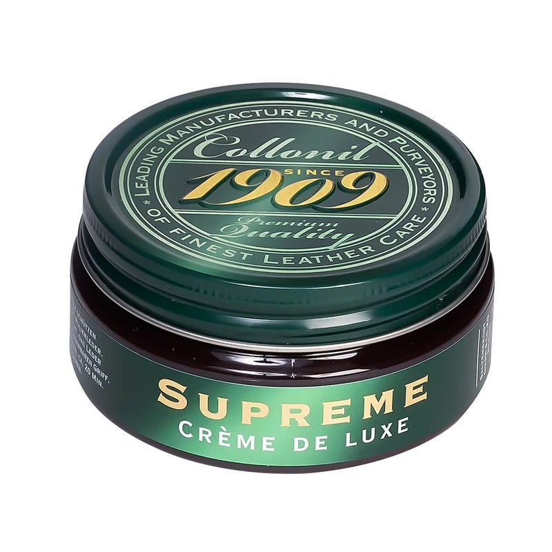 Market - Spalare si intretinere rufe - Produse intretinere Incaltaminte - Creme si Spray-uri intretinere - Crema de pantofi Collonil 1909 Supreme Creme de Luxe, 100 ml, bordeaux-mahagoni - Infinity.ro