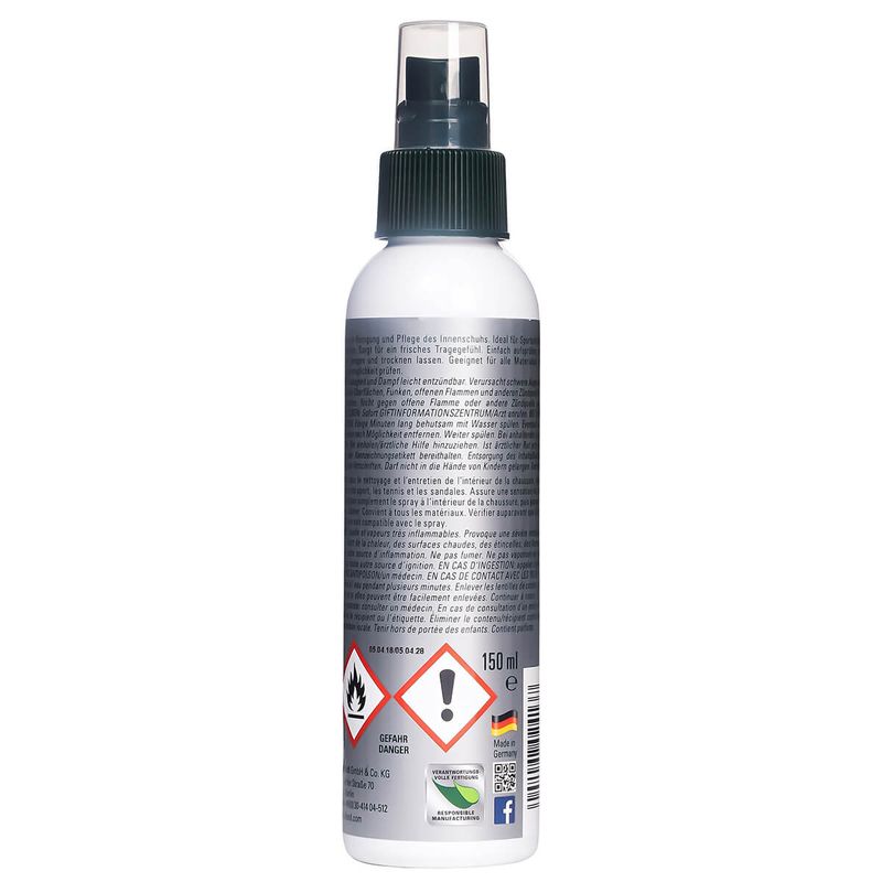 Market - Spalare si intretinere rufe - Produse intretinere Incaltaminte - Creme si Spray-uri intretinere - Spray pentru curatarea si tratarea interiorului incaltamintei Collonil Inside Fresh + Clean, 150 ml - Infinity.ro