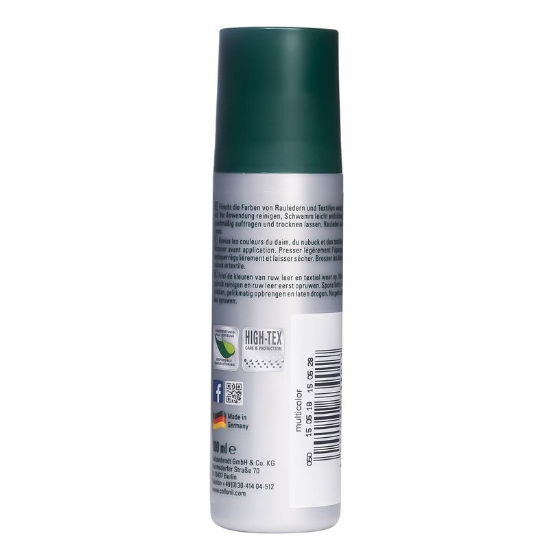 Market - Spalare si intretinere rufe - Produse intretinere Incaltaminte - Creme si Spray-uri intretinere - Solutie pentru piele intoarsa Collonil Nubuk + Textile, 100 ml, multicolor - Infinity.ro