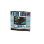 Carti si Birotica - Birotica - Instrumente de scris - Markere si carioci - Posca markere cu vopsea 8 culori PC-5M, culori reci - Infinity.ro