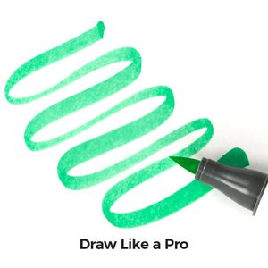 Markere, varf dublu, reversibil, interschimbabil brush chisel, baza alcool, nuanta pielii