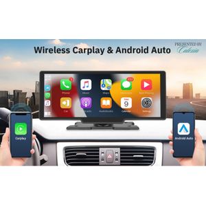 Navigatie auto multimedia MP5, 10.26 inch HD- wireless Apple carplay & android auto, bluetooth, screen mirroring, Negru