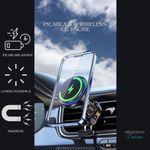 Laptop, Telefoane si Tablete - Telefoane mobile si accesorii - Accesorii Telefoane - Incarcatoare telefoane - Incarcator Auto 2 in 1 Wireless Magnetic pentru Telefon, MagSafe,Incarcare Rapida , Rotire 360°, Design Elegant - Infinity.ro