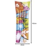 Jucarii, Copii si Bebe - Jucarii si jocuri - Jucarii de exterior - Saltele si mingi pentru plaja - Saltea de apa gonflabila, model floral, 69x183 cm, Bestway - Infinity.ro