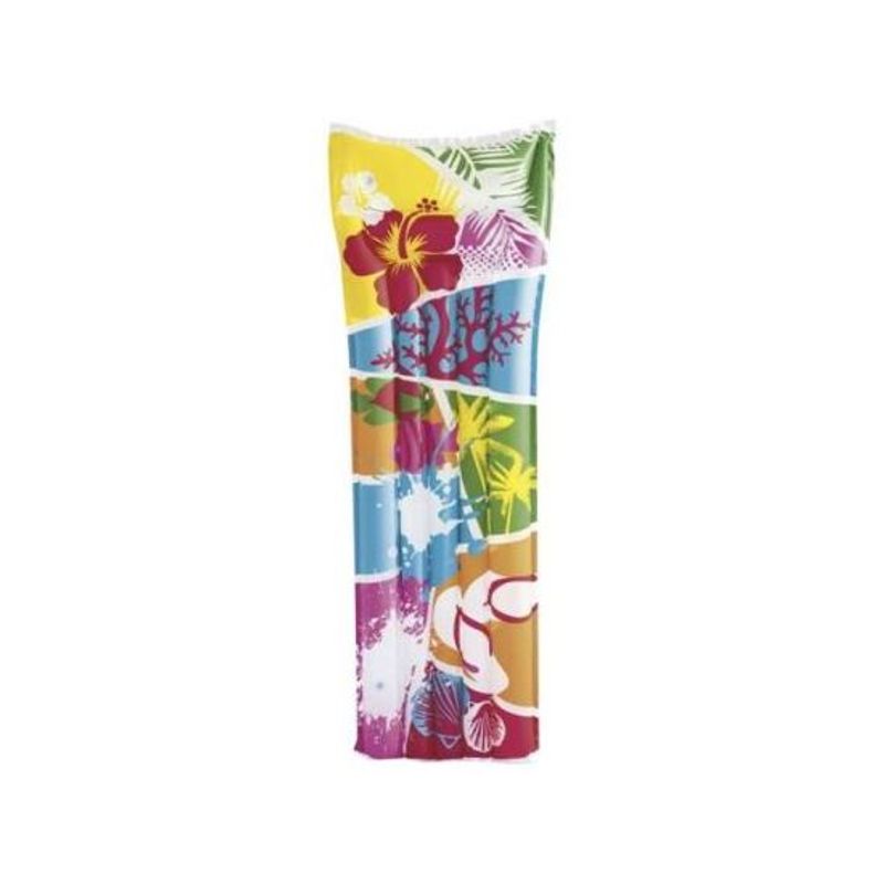 Jucarii, Copii si Bebe - Jucarii si jocuri - Jucarii de exterior - Saltele si mingi pentru plaja - Saltea de apa gonflabila, model floral, 69x183 cm, Bestway - Infinity.ro