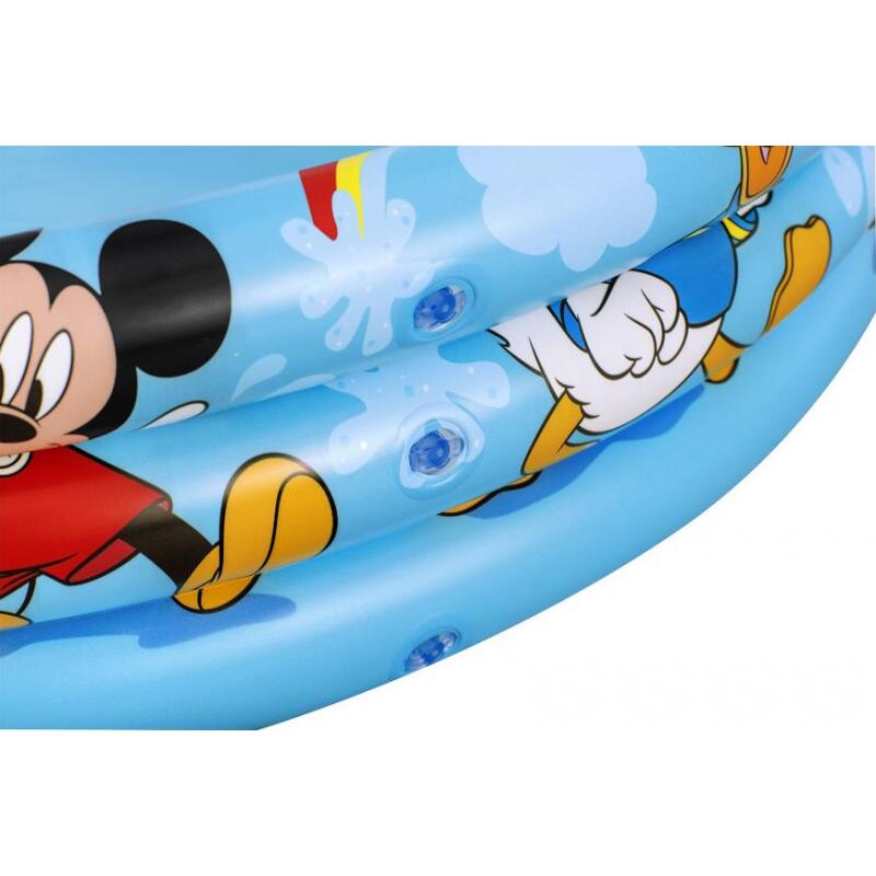 Jucarii, Copii si Bebe - Jucarii si jocuri - Jucarii de exterior - Piscine copii - Piscina gonflabila pentru copii, rotunda, model Mickey Mouse, 122x25 cm - Infinity.ro