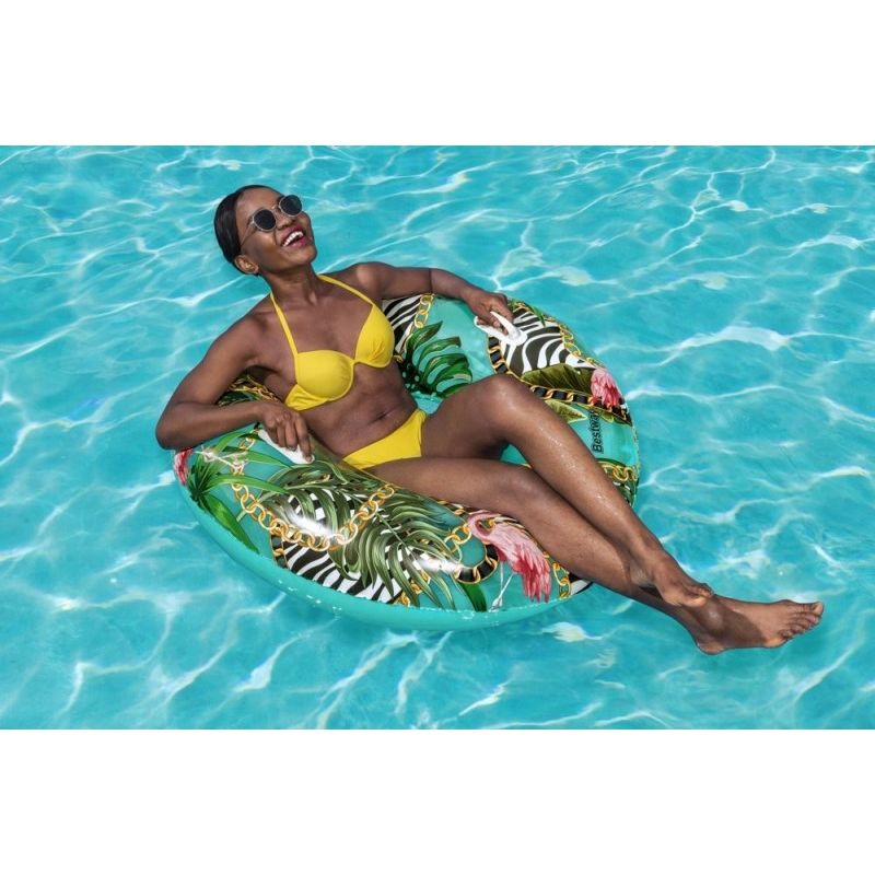 Jucarii, Copii si Bebe - Jucarii si jocuri - Jucarii de exterior - Colaci, ochelari si accesorii inot copii - Colac gonflabil pentru copii 12 ani, MCT 36302, 114 cm, multicolor - Infinity.ro