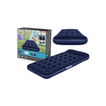 Jucarii, Copii si Bebe - Jucarii si jocuri - Jucarii de exterior - Saltele si mingi pentru plaja - Saltea gonflabila cu tetiera, Bestway 67224, pompa de picior incorporata - Infinity.ro