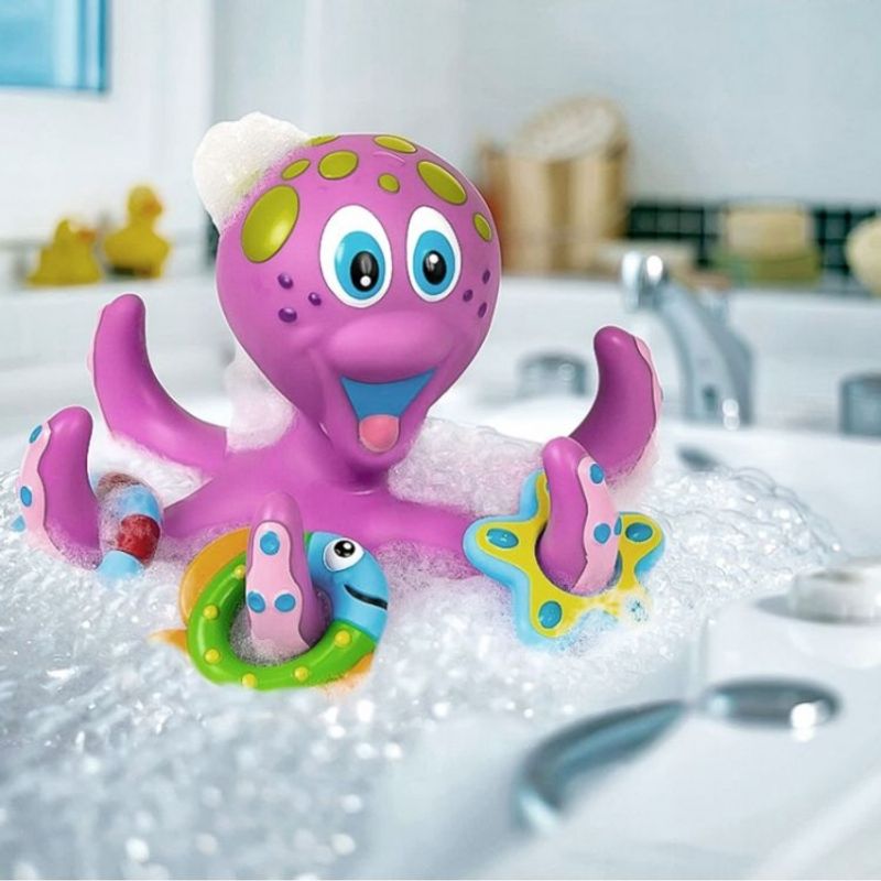 Jucarii, Copii si Bebe - Jucarii si jocuri - Jucarii & jocuri educative - Jucarii interactive - Jucarie interactiva pentru baie Caracatita Plutitoare Huanger HS0578058 - Infinity.ro