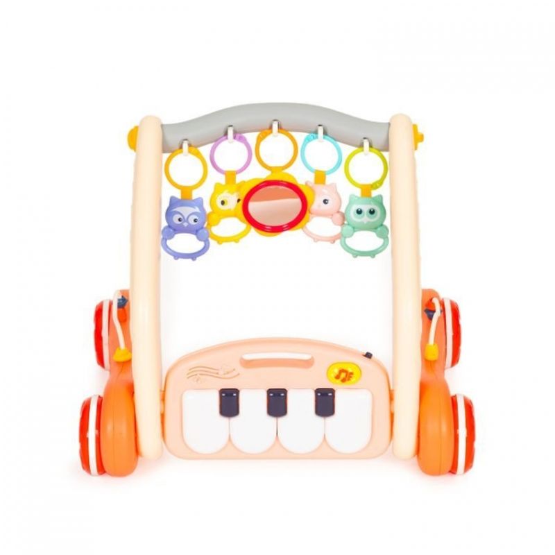 Jucarii, Copii si Bebe - Carucioare si articole de transport - Premergatoare - Antemergator educational 2 in 1 cu salteluta de joaca Huanger HE0638 - Infinity.ro