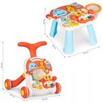 Jucarii, Copii si Bebe - Carucioare si articole de transport - Premergatoare - Antemergator educational 2 in 1 Huanger HE0829 - Alb cu rosu - Infinity.ro