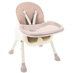 Jucarii, Copii si Bebe - Hrana si alaptare - Scaune de masa bebe - Scaun de masa pentru bebelusi, 3 in 1, roz, max 20 kg, 60x75x92 cm, Kruzzel - Infinity.ro