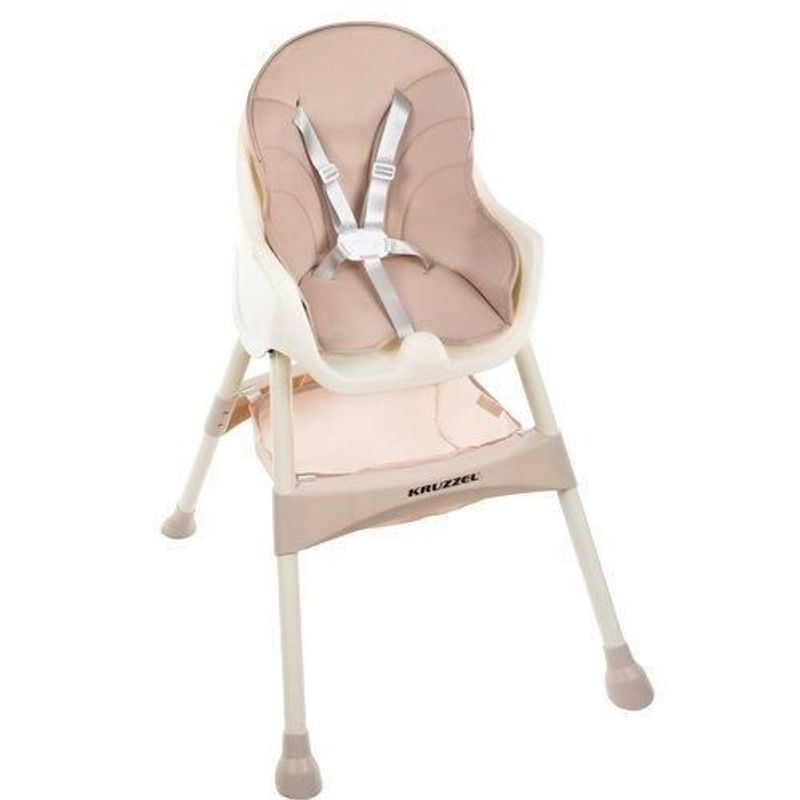 Jucarii, Copii si Bebe - Hrana si alaptare - Scaune de masa bebe - Scaun de masa pentru bebelusi, 3 in 1, roz, max 20 kg, 60x75x92 cm, Kruzzel - Infinity.ro
