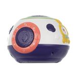 Casa si Gradina - Corpuri si surse de iluminat - Veioze si lampi - Lampi de veghe copii - Lampa de noptiera cu proiector, pentru copii, muzicala, 4 moduri, 3xAA, mov si alb, 18x14 cm - Infinity.ro