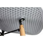 Casa si Gradina - Mobilier - Scaune si fotolii - Scaune - Scaun stil scandinav, PP, lemn, gri, 45x56x77 cm, Cava - Infinity.ro