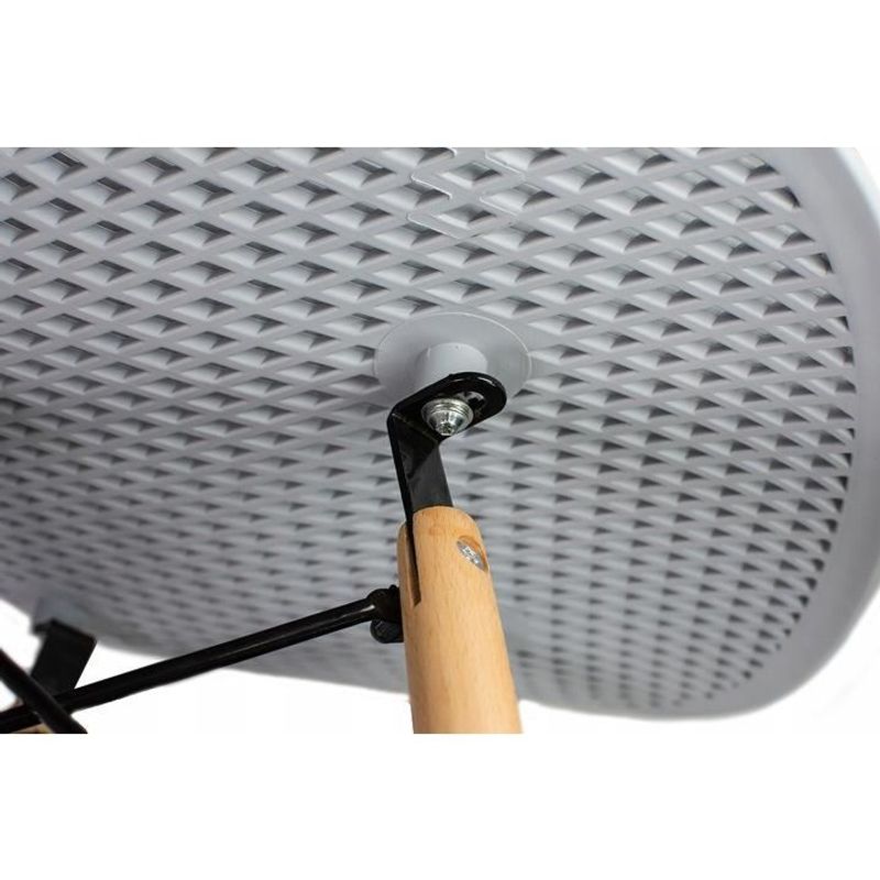 Casa si Gradina - Mobilier - Scaune si fotolii - Scaune - Scaun stil scandinav, PP, lemn, gri, 45x56x77 cm, Cava - Infinity.ro