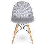 Casa si Gradina - Mobilier - Scaune si fotolii - Scaune - Scaun stil scandinav, PP, lemn, gri, 45x56x77 cm, Cava - Infinity.ro