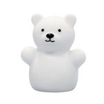 Casa si Gradina - Corpuri si surse de iluminat - Veioze si lampi - Lampi de veghe copii - Lampa de veghe cu LED, forma ursulet, alba, Lumilu Mini Zoo Bear, Reer 52330 - Infinity.ro