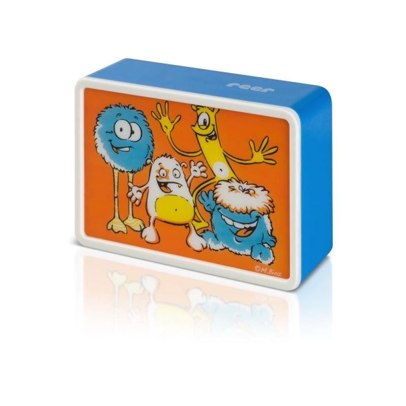 Casa si Gradina - Corpuri si surse de iluminat - Veioze si lampi - Lampi de veghe copii - Lampa de veghe cu leduri colorate KidsLight Creative „Monstrii” REER 5276 - Infinity.ro