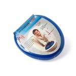 Jucarii, Copii si Bebe - Igiena si ingrijire - Baia bebelusului - Olite si reductoare WC - Reductor scaun toaleta pentru copii, buretat, ergonomic, portabil, 28 x 29 cm, albastru, Reer 4811.1 - Infinity.ro