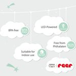 Casa si Gradina - Corpuri si surse de iluminat - Veioze si lampi - Lampi de veghe copii - Lampa de veghe cu LED, cu oprire cronometrata, forma rechin, albastra, Lumilu Sea Life Shark, Reer 52303 - Infinity.ro