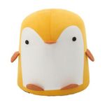 Casa si Gradina - Mobilier - Mobilier copii - Mobilier camera copiilor - Taburet pentru copii, model pinguin, textil, lemn, galben si alb, max 50 kg, 28x34 cm, Chomik - Infinity.ro