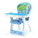 Jucarii, Copii si Bebe - Hrana si alaptare - Scaune de masa bebe - Scaun de masa multifunctional EURObaby HB-GY02 - Albastru - Infinity.ro