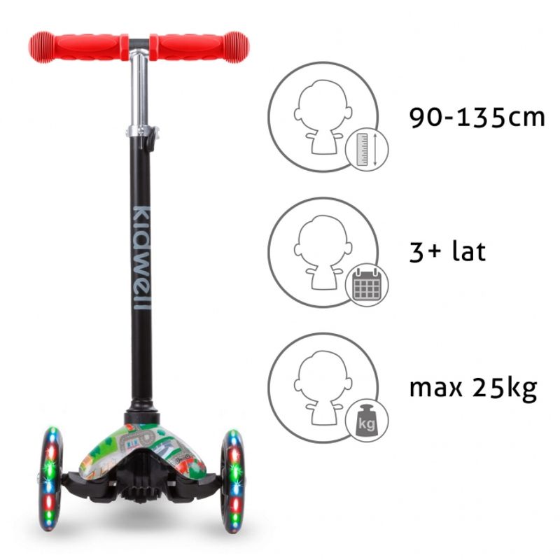 Sport si Outdoor - Role, trotinete si skateboard - Trotinete copii - Trotineta Kidwell UNO – City - Infinity.ro