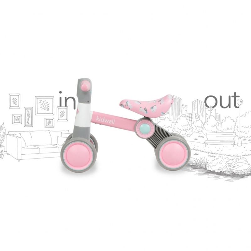 Sport si Outdoor - Ciclism - Biciclete pentru copii - Bicicleta fara pedale Kidwell PETITO Bunny - Infinity.ro