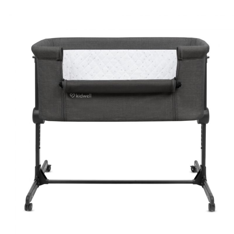 Casa si Gradina - Mobilier - Mobilier copii - Patuturi copii - Patut cu laterala deschizabila Kidwell Snuzzy - Dark Grey - Infinity.ro