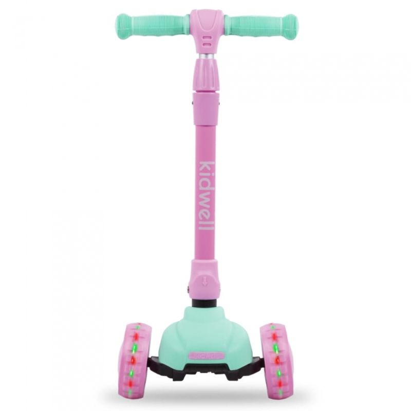 Sport si Outdoor - Role, trotinete si skateboard - Trotinete copii - Trotineta Kidwell JAX - Mint Pink - Infinity.ro