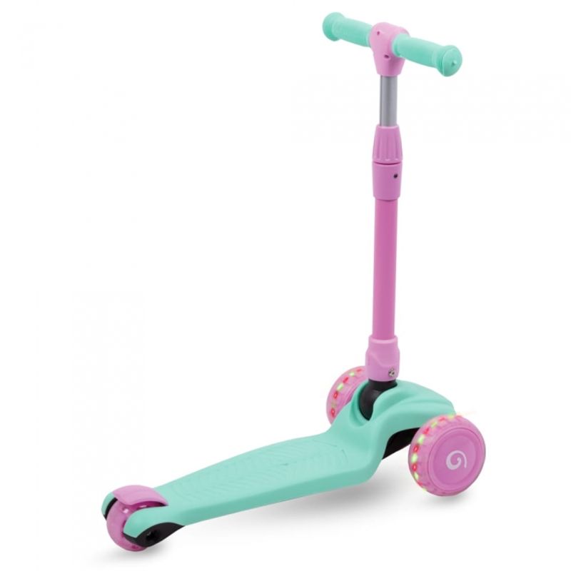 Sport si Outdoor - Role, trotinete si skateboard - Trotinete copii - Trotineta Kidwell JAX - Mint Pink - Infinity.ro