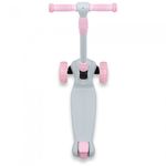 Sport si Outdoor - Role, trotinete si skateboard - Trotinete copii - Trotineta Kidwell JAX - Gray Pink - Infinity.ro
