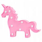 Casa si Gradina - Corpuri si surse de iluminat - Veioze si lampi - Lampi de veghe copii - Lampa de veghe in forma de unicorn Nukido 740922 - Roz - Infinity.ro