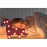 Casa si Gradina - Corpuri si surse de iluminat - Veioze si lampi - Lampi de veghe copii - Lampa de veghe in forma de unicorn Nukido 740922 - Roz - Infinity.ro
