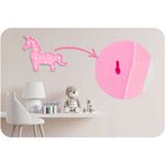 Casa si Gradina - Corpuri si surse de iluminat - Veioze si lampi - Lampi de veghe copii - Lampa de veghe in forma de unicorn Nukido 740922 - Roz - Infinity.ro