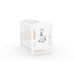 Casa si Gradina - Mobilier - Mobilier copii - Patuturi copii - Patut fara sertar VESSANTI Zuza Alb + Saltea Cocos 8 cm - Infinity.ro