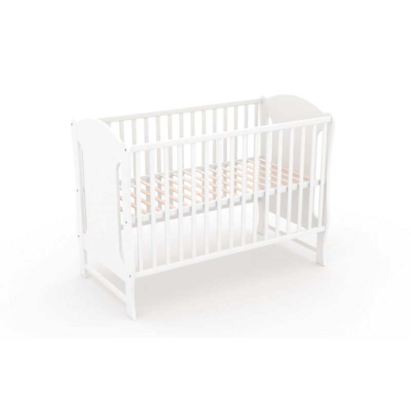 Casa si Gradina - Mobilier - Mobilier copii - Patuturi copii - Patut fara sertar VESSANTI Zuza Alb + Saltea Cocos 8 cm - Infinity.ro