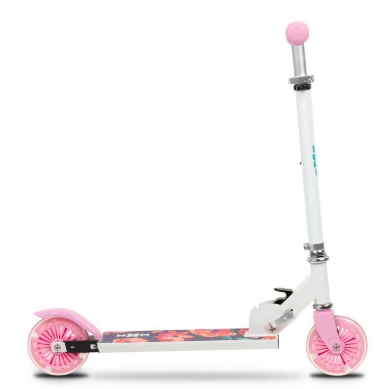 Sport si Outdoor - Role, trotinete si skateboard - Trotinete copii - Trotineta pliabila 120mm WXM SKIPO - Floral - Infinity.ro