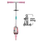 Sport si Outdoor - Role, trotinete si skateboard - Trotinete copii - Trotineta pliabila 120mm WXM SKIPO - Floral - Infinity.ro