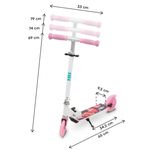 Sport si Outdoor - Role, trotinete si skateboard - Trotinete copii - Trotineta pliabila 120mm WXM SKIPO - Floral - Infinity.ro